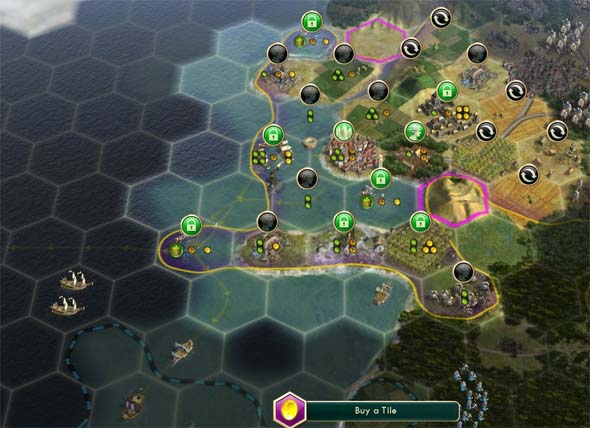 Civilization V: Brave new World - coastal city