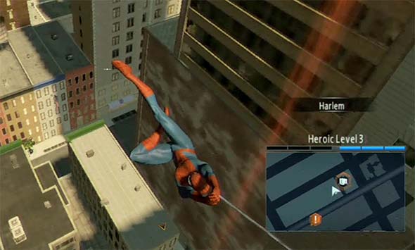 Amazing Spider-Man 2 game - web-swinging