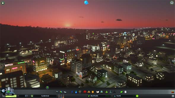 Cities Skylines - day / night cycle