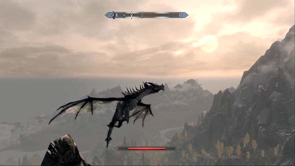 Skyrim Dragonborn - stairs are for chumps