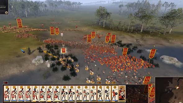 Total War: Rome II - river battle