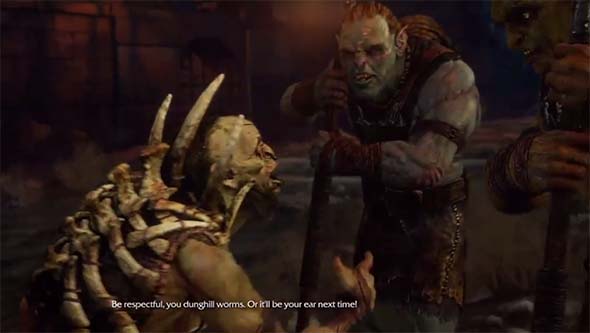 Middle Earth: Shadow of Mordor - investigating dead orc