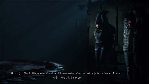 Until Dawn - Chris and Ashley experiment