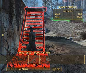 Fallout 4 - Nick blocking construction of stairs
