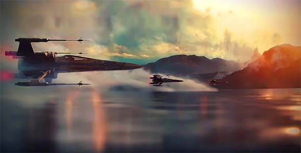 Star Wars the Force Awakens - X-wings incoming