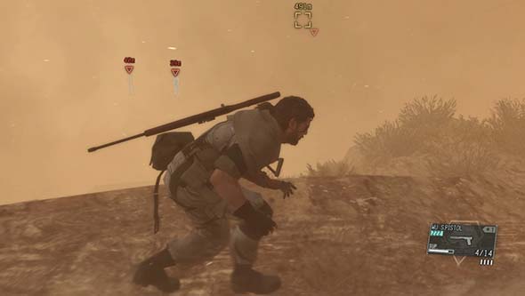 Metal Gear Solid V - sand storm