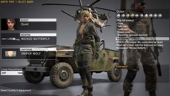 Metal Gear Solid V - Quiet / Sniper Wolf