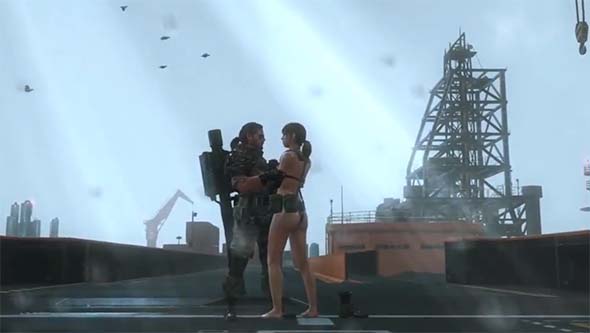 Metal Gear Solid V - Quiet and Snake embrace