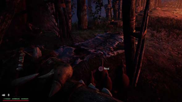 Far Cry: Primal - survival mode rest