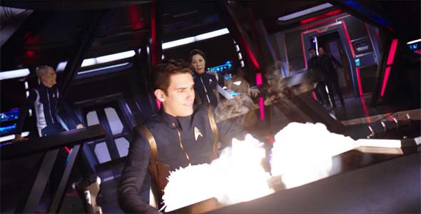 Star Trek: Discovery - bridge explosion