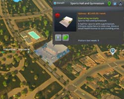 Cities: Skylines: Green Cities - pool and gym