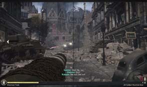 Call of Duty WWII - tank battle