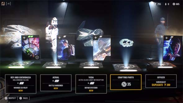 Star Wars Battlefront II - loot box