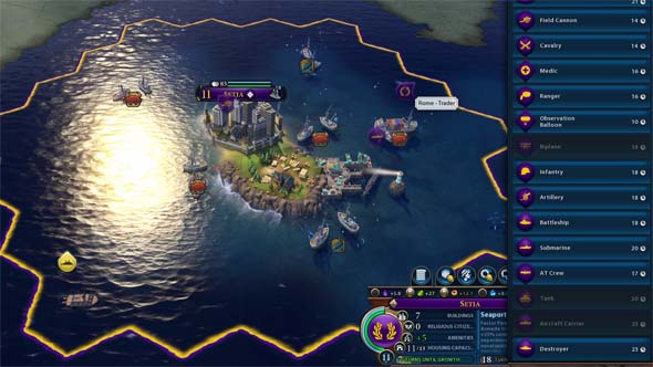 Civilization VI - island city