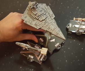 Star Wars: Armada - Adjusting shield dials