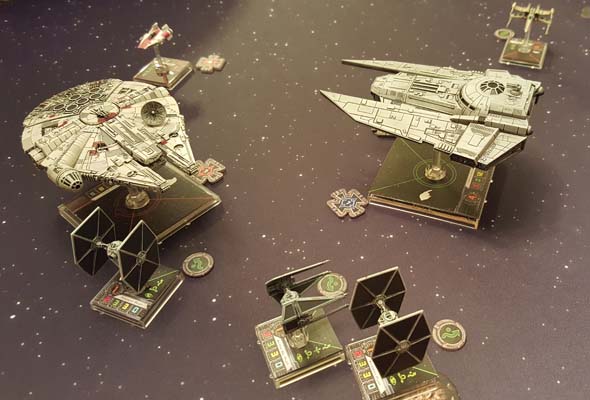 Star Wars: X-Wing - multi-ship collisions