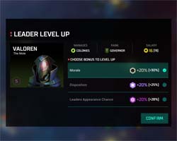 Master of Orion - leader upgrade