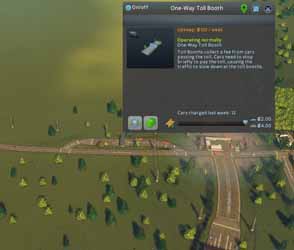 Cities: Skylines: Industries - functioning toll booth