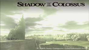 Shadow of the Colossus - original menu