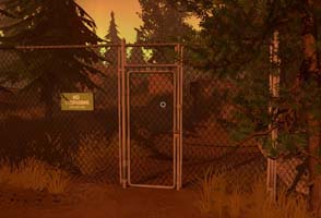 Firewatch - mysterious gate