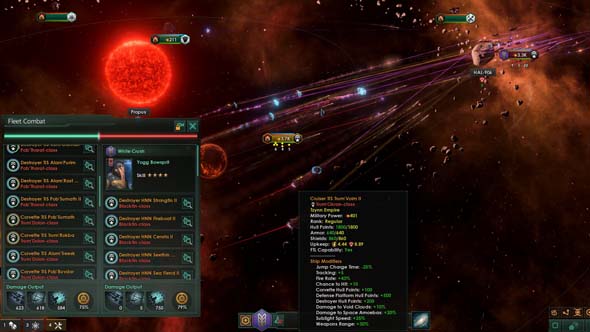 Stellaris - space battle