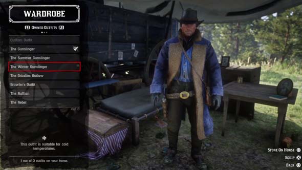 Red Dead Redemption II - outfits