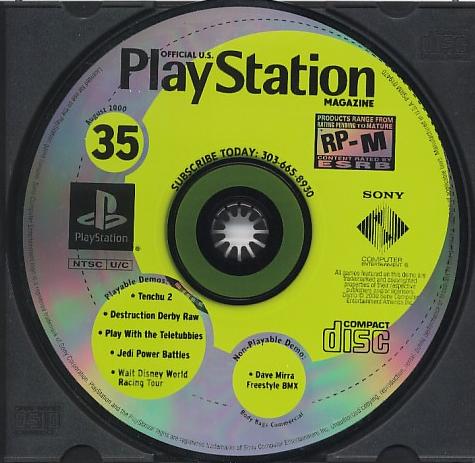 Official PlayStation Magazine demo disc 35