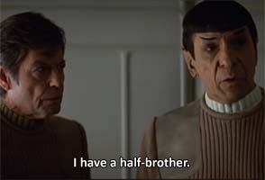 Star Trek V - half brother