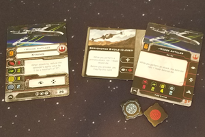 X-Wing 2nd ed - cards and shields