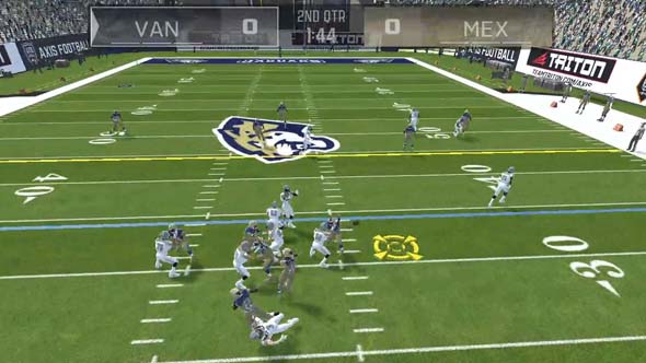 Axis Football 2021 - throw out of sack