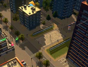 Cities: Skylines: Plazas & Promenades - crosswalk