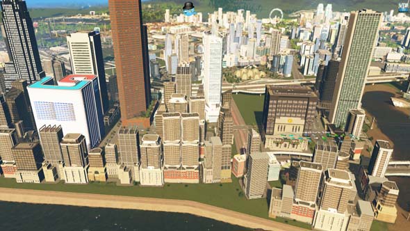 Cities Skylines - financial districts