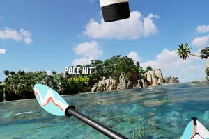 Kayak VR - pole hit penalty