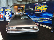 Back to the Future: The Game - DeLorean convention display