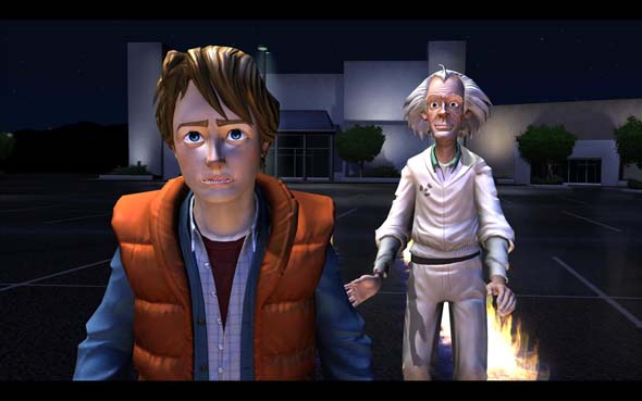 Back to the Future: The Game - lying to young Emmet