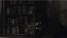 Silent HIll Downpour - pulling a bookcase