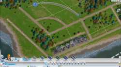 SimCity - snap-to road grid