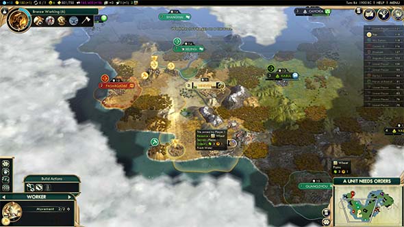 Civilization V: Brave new World - provoking Assyria's wrath