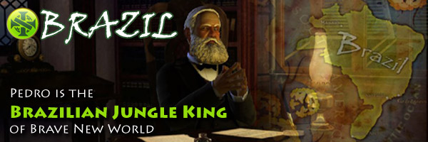 Civilization V Brave New World - Pedro II of Brazil