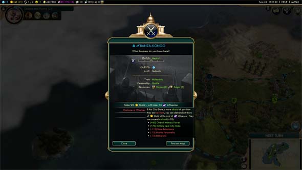 Civilization V: Brave new World - antagonistic Brazil