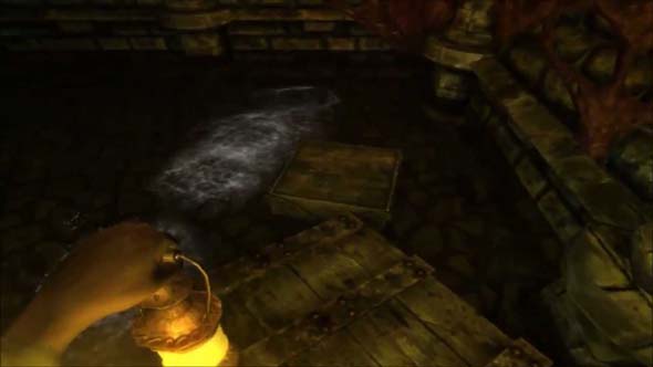 Amnesia: the Dark Descent - invisible water monster