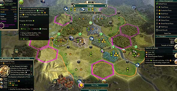 Civilization V - Temple of Artemis is perfect for India