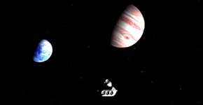 2001: a Space Odyssey - Jupiter approach