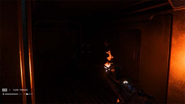 Alien Isolation - flamethrower light