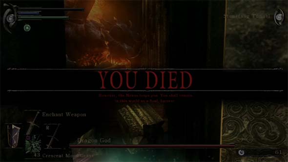 Demon's Souls - you have died