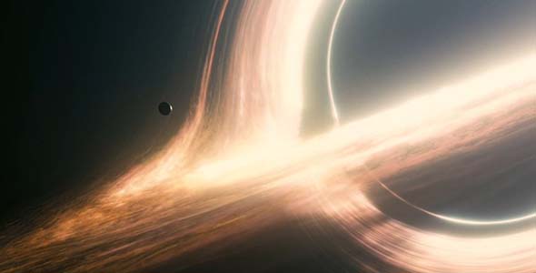 Interstellar - Gargantuan accretion disk