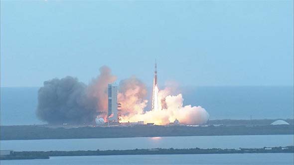 Orion test launch