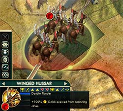 Civilization V - Landsknecht upgraded to Winged Hussar