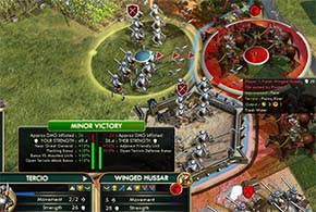 Civilization V - Tercio versus Winged Hussar