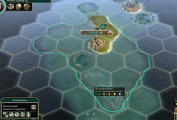 Civilization V - Shoshone claiming natural wonders